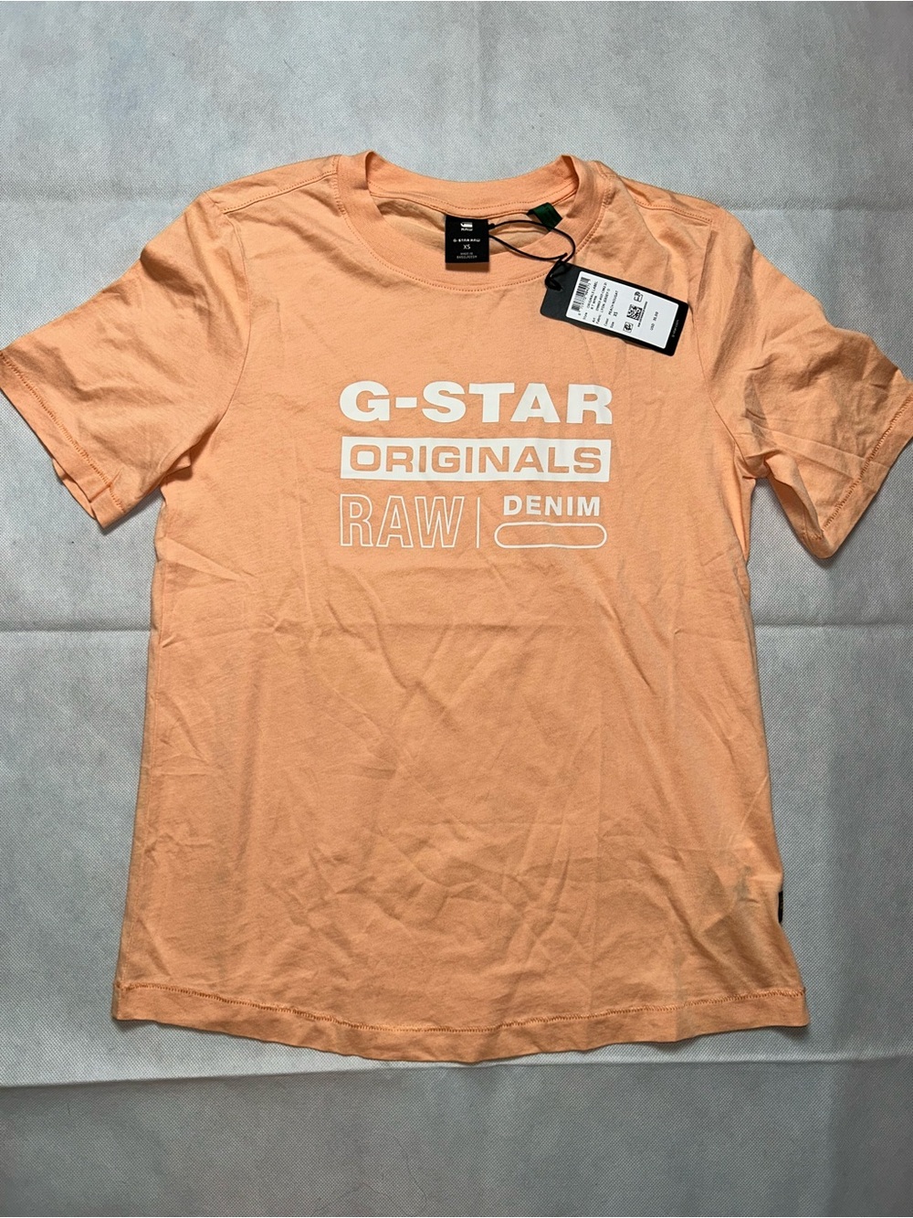 G-Star Raw peach regular fit t-shirt size XS NWT